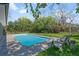 Inviting backyard pool surrounded by lush greenery, ideal for unwinding at 427 N Lakeview Ave, Winter Garden, FL 34787