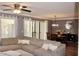 Spacious living and dining area with a comfortable sofa, lots of light, and modern decor at 429 Sheoah Blvd # 8, Winter Springs, FL 32708