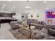 Open-concept living room featuring stylish decor and natural light at 4361 Lana Ave, Davenport, FL 33897