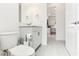 Clean bathroom featuring stylish vanity and lighting, and tile flooring at 8006 Hoylake Dr, Orlando, FL 32832