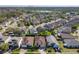 Aerial view of a residential neighborhood with well-maintained homes and mature trees at 14228 Portrush Dr, Orlando, FL 32828