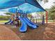 Vibrant community playground with multiple slides and play structures, perfect for children of all ages at 14228 Portrush Dr, Orlando, FL 32828