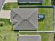 Aerial image of backyard, fencing, and roof at 149 St Thomas Dr, Mulberry, FL 33860