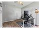 The office includes a closet, desk and comfortable office chair creating an ideal remote work environment at 149 St Thomas Dr, Mulberry, FL 33860