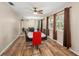 Dining room with modern decor and lots of natural light at 1800 Johnson Dr, Clermont, FL 34711