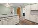 Kitchen island with granite countertops and ample cabinet space at 1800 Johnson Dr, Clermont, FL 34711