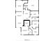 Detailed floor plan layout showing the dimensions and arrangement of rooms in the home at 2109 Carpathian Dr, Apopka, FL 32712