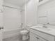 Well-lit bathroom features a shower-tub combination and a vanity at 8651 Sw 138Th St # 68, Ocala, FL 34473