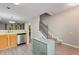 Bright kitchen with wood cabinets and gray walls at 1178 Vineland Pl, Lake Mary, FL 32746