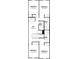 Detailed floor plan highlighting the layout of the second floor with four bedrooms and a loft at 2327 Distant Sun Trl, Kissimmee, FL 34747