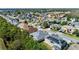 Aerial shot showcasing a residential neighborhood, green spaces, and community layout at 2501 Hinsdale Dr, Kissimmee, FL 34741
