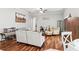 Spacious living room with hardwood floors, high ceilings, and lots of natural light at 2501 Hinsdale Dr, Kissimmee, FL 34741