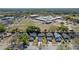 Aerial view of the property highlights the home's location within a neighborhood near a school and green spaces at 3605 S Saint Lucie Dr, Casselberry, FL 32707