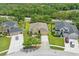Aerial view of charming single Gathering home with mature landscaping and long driveway at 3747 Moon Dancer Pl, St Cloud, FL 34772