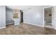 View of bedroom with connected vanity area and bathroom at 4907 Silver Oaks Vlg # D, Orlando, FL 32808