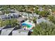 Stunning aerial view of the community pool and recreational facilities at 1033 S Hiawassee Rd # 2628, Orlando, FL 32835