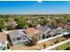 Neighborhood aerial view with screened in backyards and well-maintained landscaping at 1049 Winding Water Way, Clermont, FL 34714