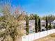 View of home's backyard featuring a screened-in pool and meticulous landscaping at 1049 Winding Water Way, Clermont, FL 34714