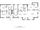 Detailed floor plan layout with measurements of the home, including bedrooms and living areas at 1306 Shepherd Ave, Sanford, FL 32771