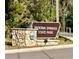 Wekiwa Springs State Park sign with stone accent and Florida Park Service logo at 413 Summit Ridge Pl # 115, Longwood, FL 32779