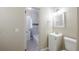 Bathroom featuring a modern vanity and a shower/tub combo at 5210 Grandview Dr, Orlando, FL 32808