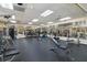 Spacious gym with state-of-the-art equipment and mirrored walls at 530 E Central Blvd # 501, Orlando, FL 32801