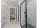 Modern bathroom with glass shower and white vanity, creating a clean and open space at 13457 Sw 53Rd St, Ocala, FL 34481