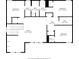 Floorplan of the second floor with dimensions of each room and bathroom at 3036 Country Side Dr, Apopka, FL 32712