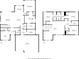 Floorplan of the first floor with dimensions of each room and garage at 3036 Country Side Dr, Apopka, FL 32712