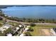 Breathtaking aerial shot of the lakefront residences, showcasing their prime location and scenic surroundings at 601 W Old Us Highway 441 # 3-A, Mount Dora, FL 32757