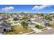 An aerial view of the community showcases homes with manicured lawns and neighborhood streets at 673 Highland Meadows Ave, Davenport, FL 33837