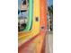 Fun waterslide with colorful lanes, providing an exciting aquatic adventure at 7479 Marker Ave, Kissimmee, FL 34747