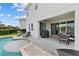 Inviting outdoor space with pool, spa, patio, and grill at 7483 Marker Ave, Kissimmee, FL 34747