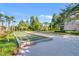 Outdoor bocce ball courts with lush surroundings at 8312 Fontera Dr, Davenport, FL 33896