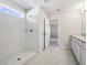 Bright bathroom with large shower and tile flooring at 17394 Million Lakes Ct, Clermont, FL 34714