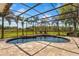 Gorgeous pool with tropical landscaping surrounded by a screened enclosure for outdoor enjoyment at 2106 Ridgewind Way, Windermere, FL 34786