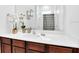 Bathroom vanity with modern faucet and white countertops at 2557 Shanti Dr, Kissimmee, FL 34746