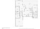 Detailed floor plan of the home showcasing the layout with bedrooms, bathrooms, kitchen, and living areas at 5543 Grey Hawk Ln, Lakeland, FL 33810