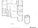 Detailed floor plan showcasing the layout of the first and second floors of the house at 6155 Hedgesparrows Ln, Sanford, FL 32771