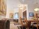 Welcoming foyer featuring tile flooring, an art niche and decorative lighting at 9137 Southern Breeze Dr, Orlando, FL 32836