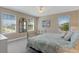 Bright bedroom with a large bed, neutral walls, and three windows with light-filtering blinds at 10303 Atwater Bay Dr, Winter Garden, FL 34787