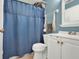 Well-maintained bathroom with a clean, functional layout including a toilet, vanity, and shower at 1105 Woodbine St, Fern Park, FL 32730