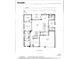 Detailed first floor plan showcasing the layout of the home, including kitchen, dining, and living areas at 16689 Broadwater Ave, Winter Garden, FL 34787