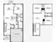 Detailed floor plan illustrating the layout of the first and second floors, including room dimensions at 17411 Million Lakes Ct, Clermont, FL 34714
