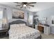 Spacious main bedroom with a large window, vanity, and closet at 3173 Riverboat Way, Oviedo, FL 32765