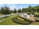 The Preserve at Sunrise entrance featuring lush landscaping at 434 Ironside Trail Dr, Groveland, FL 34736