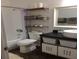 Updated bathroom with modern vanity, vessel sink, and shower-tub combination at 4350 Perkinshire Ln # 108, Orlando, FL 32822