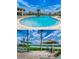 Beautiful community pool with views of the lake and the community at 4962 Windermere Ave, Kissimmee, FL 34746