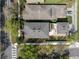 Aerial view shows roofing and a spacious backyard patio of the property at 6475 New Independence Pkwy, Winter Garden, FL 34787