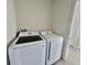 Bright laundry room with Samsung washer and dryer at 992 Serchio St, Haines City, FL 33844